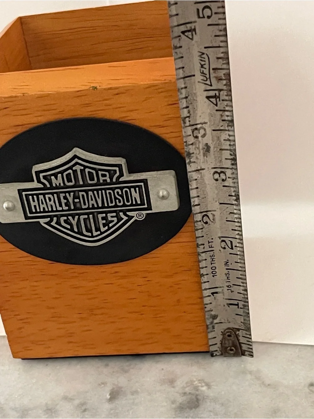 Harley-Davidson Black & Brown Logo Display Box with Collectible Pins